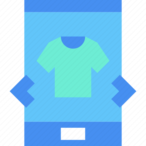 Shopping, mobile, app, t-shirt, fashion, shop, e-commerce icon - Download on Iconfinder