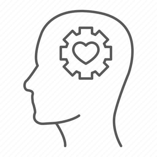 Emotional, flexibility, person, mindfulness, human, head, cogwheel icon - Download on Iconfinder