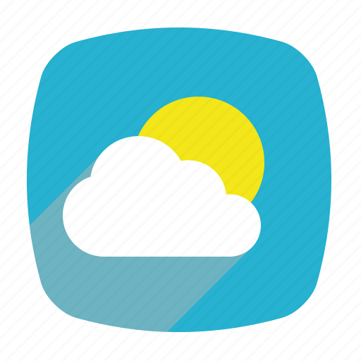 Sunny, sun, weather, sky, cloud icon - Download on Iconfinder