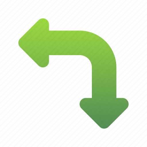 Change, arrow, corner, curve, turn icon - Download on Iconfinder
