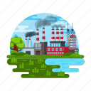 factory, mill, industry, industrial pollution, manufacturing plant