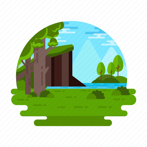 Summer landscape, riverside landscape, nature view, scenery, nature landscape icon - Download on Iconfinder