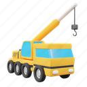 crane, hook, building, machine, vehicle, lifter, truck 
