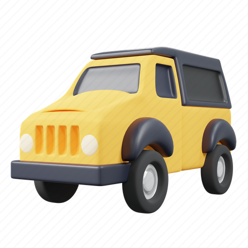 Jeep, car, vehicle, travel, tourism, trip 3D illustration - Download on Iconfinder