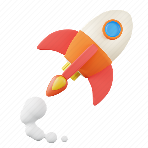 Spaceship, spacecraft, space, ship, rocket, science 3D illustration - Download on Iconfinder