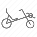 bicycle, bike, recumbant, ride, seated, wheel, cycling, recumbent bike