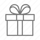 bow, box, gift, present, birthday gift