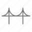 bridge, metal, road, suspension, wire, suspension bridge 