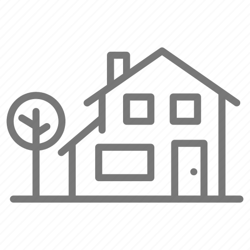 Family, home, house, suburb, tree icon - Download on Iconfinder