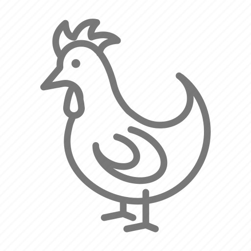 Animal, chicken, coop, egg, hen, rooster icon - Download on Iconfinder