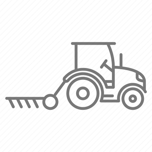 Crop, farm, harvest, machinery, plow, tractor, farm tractor icon - Download on Iconfinder