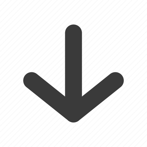 Arrow, bottom, down, minimal icon - Download on Iconfinder