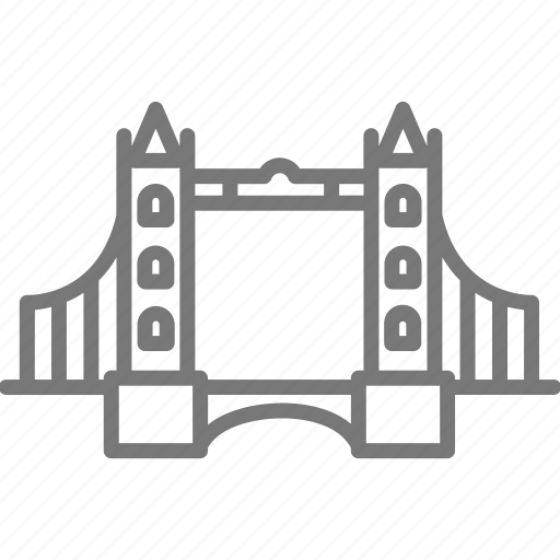 Bascule, bridge, draw, london, suspension, tower, tower bridge icon - Download on Iconfinder