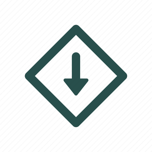 Arrow, back, down, move, sign icon - Download on Iconfinder