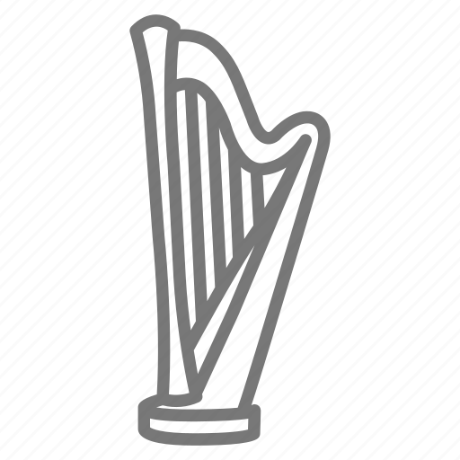 Harp, music, orchestra, strings, symphony icon - Download on Iconfinder