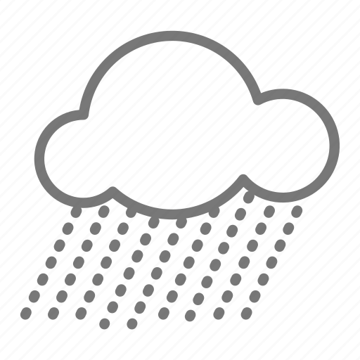 Cloudy, rain, showers, weather, cloud and rain, rainy weather icon - Download on Iconfinder
