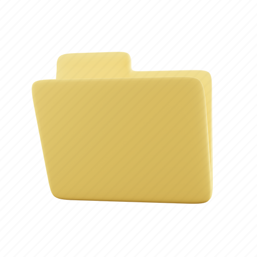 Folder, document, file, data, format, type 3D illustration - Download on Iconfinder