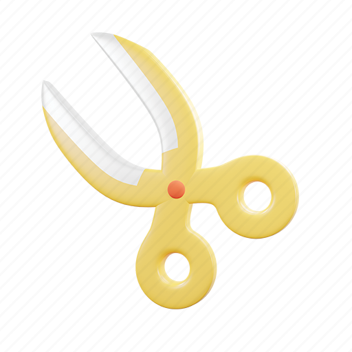 Scissors, tools, cutter, barber, cutting, edit, scissor 3D illustration - Download on Iconfinder