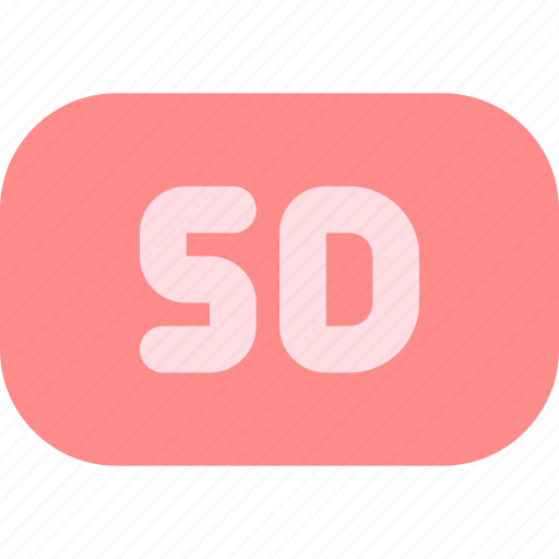 Sd, standard, definition icon - Download on Iconfinder