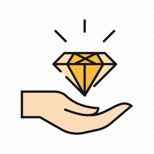 Diamond, mining, rock, soil, stone icon - Download on Iconfinder
