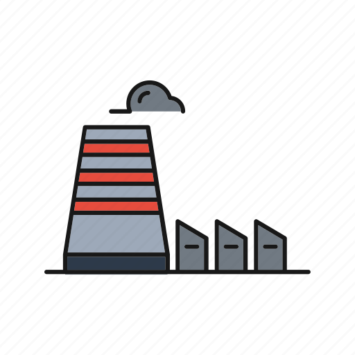Industry, power plant, powerplant icon - Download on Iconfinder