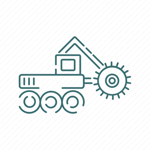 Crusher, heavy, mining, truck, vehicle icon - Download on Iconfinder