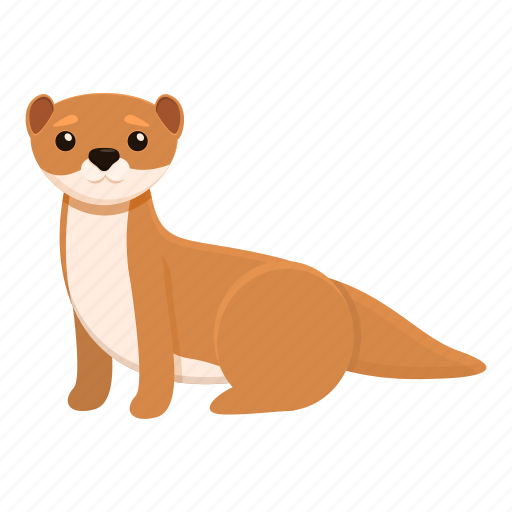 Weasel, mink, cute, animal icon - Download on Iconfinder