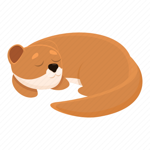 Sleeping, mink, animal icon - Download on Iconfinder