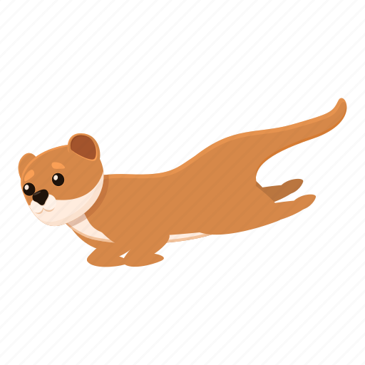 Swimming, mink, otter, zoo icon - Download on Iconfinder