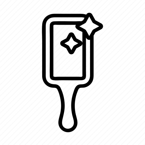 Beauty, contour, hair, mirror, silhouette icon - Download on Iconfinder