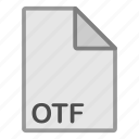 extension, file, format, hovytech, misc, otf, type