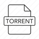.torrent, torrent computer file, torrent document, torrent file, torrent file icon, torrent format, torrent icon 