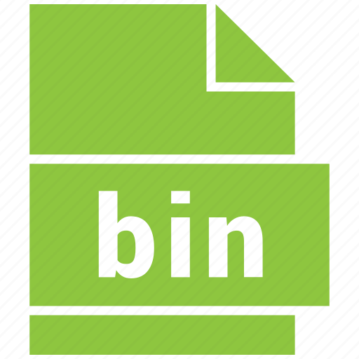 Bin, extension, file, file format, misc file format icon - Download on Iconfinder
