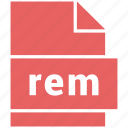misc file format, rem