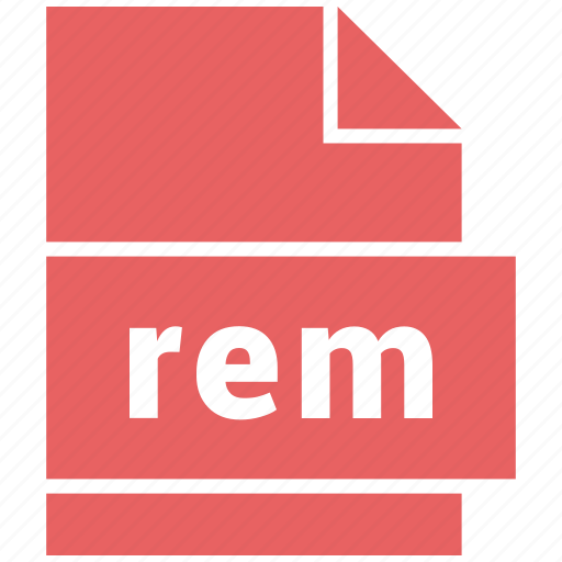 Misc file format, rem icon - Download on Iconfinder