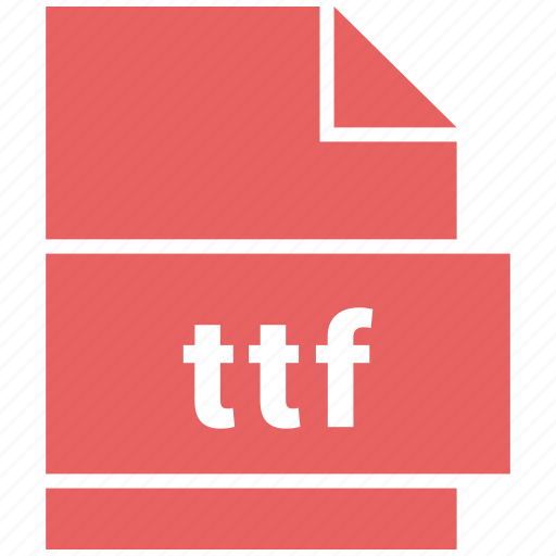 File, font, format, misc file format, ttf icon - Download on Iconfinder