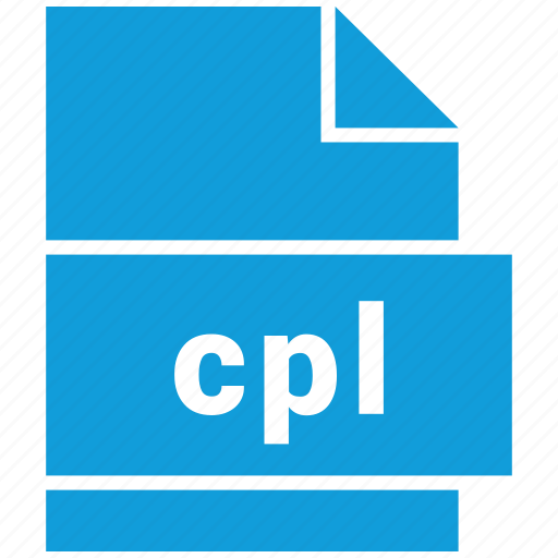 Cpl, file formats, misc, misc file format icon - Download on Iconfinder