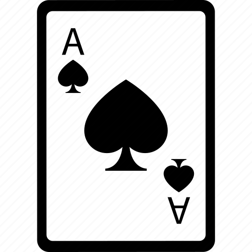 ace of spade poker card png
