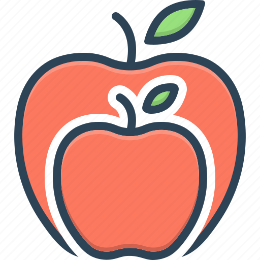 Apple, delicious, diet, healthy, natural, nutrition, organic icon - Download on Iconfinder