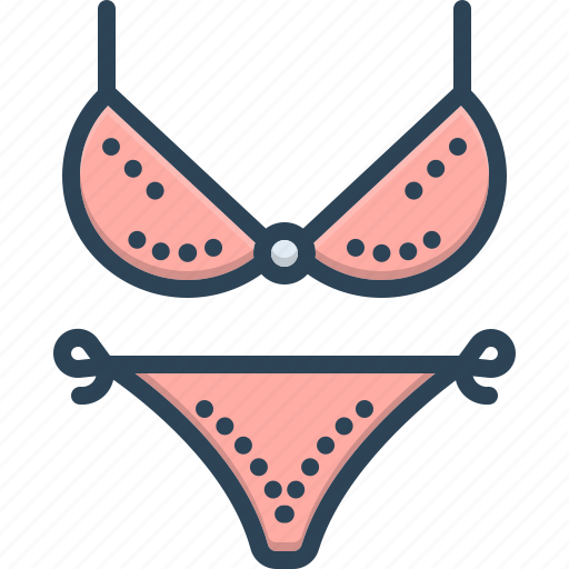 Bikini, bra, clothes, hot, lingerie, swimsuit, underwear icon - Download on Iconfinder