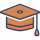 academic, achievement, diploma, education, graduate, graduation cap, learning