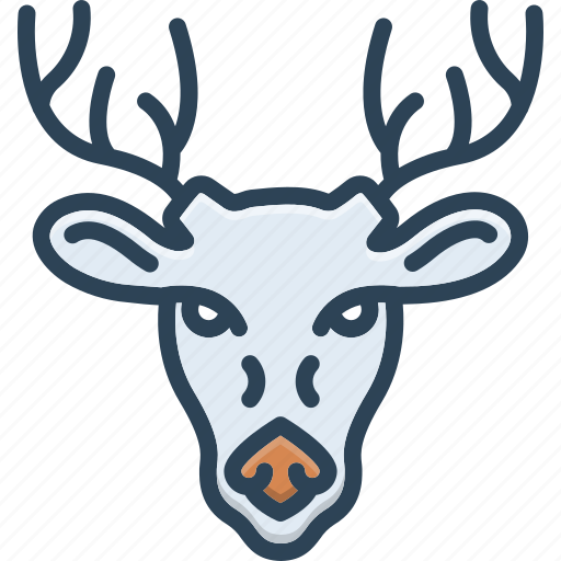Animal, antler, deer, forest, horn, hunting, wildlife icon - Download on Iconfinder