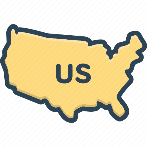 Boundary, country, land, map, states, united, us icon - Download on Iconfinder