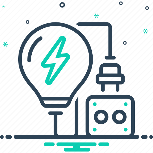 Bulb, current, electric, electricity, plug, power, thunder bolt icon - Download on Iconfinder