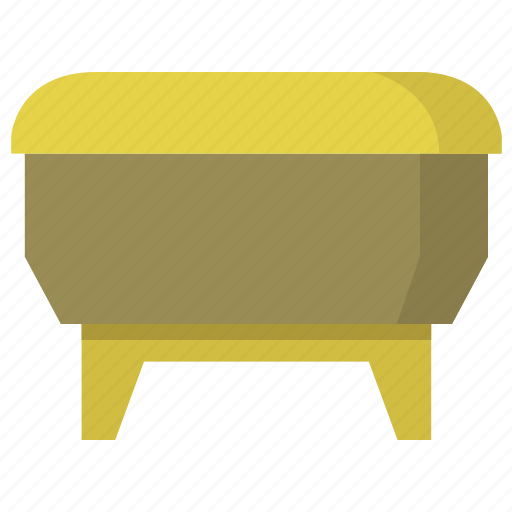 Pouf, furniture, house, building, interior icon - Download on Iconfinder