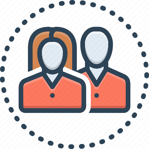 Couple, employee, female, male, person, they, users icon - Download on Iconfinder