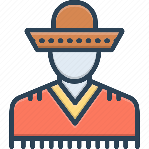 Character, culture, hat, men, mexican, mustache, people icon - Download on Iconfinder