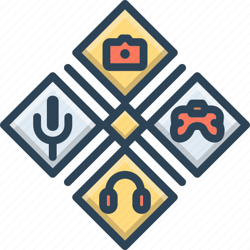 Camera, creative, game, hobby, inclination, mic, music icon - Download on Iconfinder