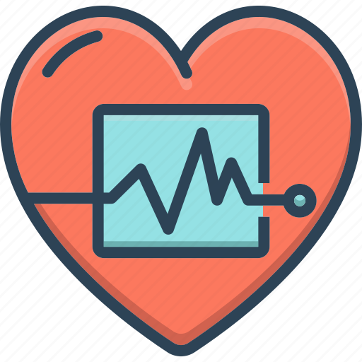 Calligraphy, cardio, cardiology, heartbeat, life icon - Download on Iconfinder