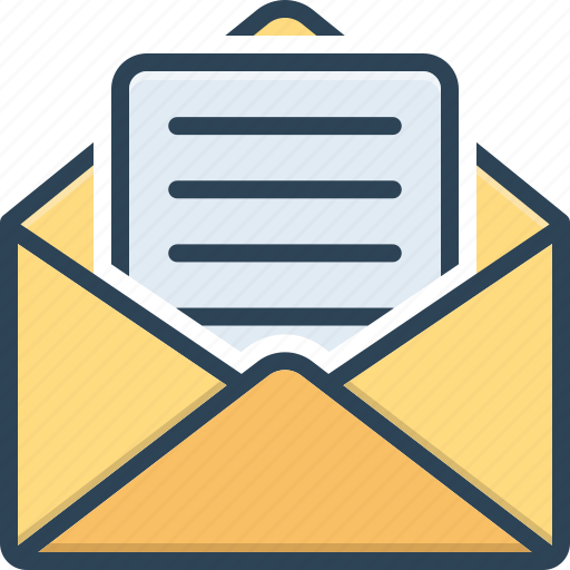 Already, antecedently, beforehand, communication, letter, message, read icon - Download on Iconfinder